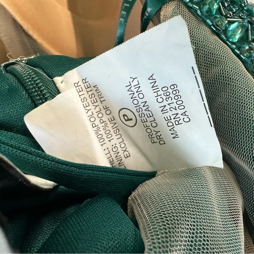 morilee madeline gardner formal prom green dress size 18 - Picture 14 of 15
